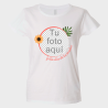 Camiseta para el día de la madre diseño Flor