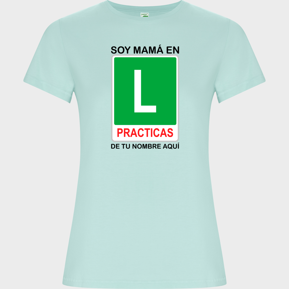 Camiseta de algodón orgánico para el día de la madre diseño En practicas