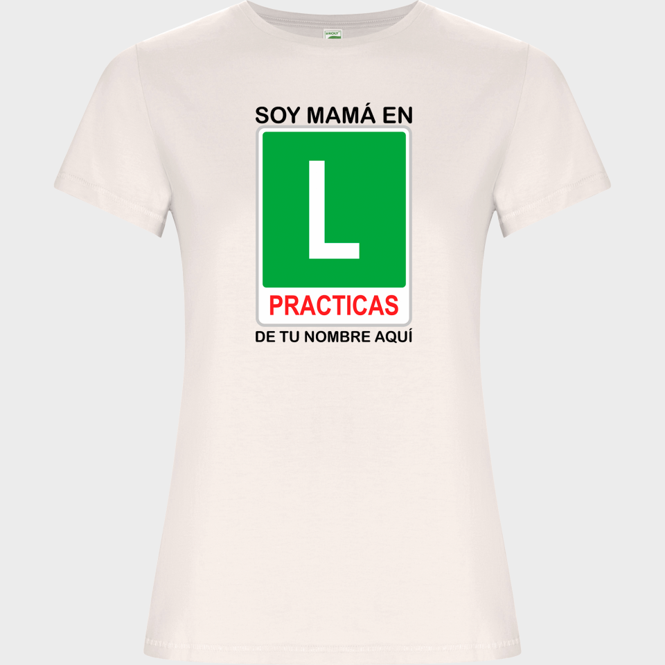 Camiseta de algodón orgánico para el día de la madre diseño En practicas