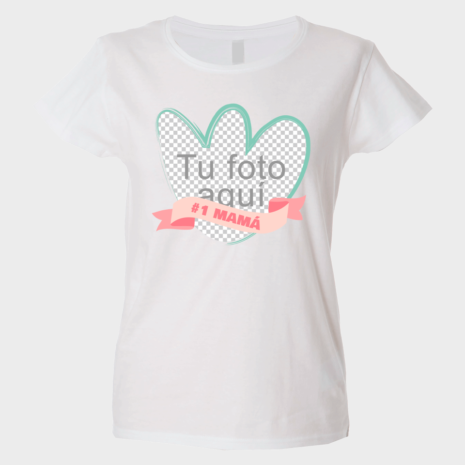 Camiseta para el día de la madre diseño Mamá número uno