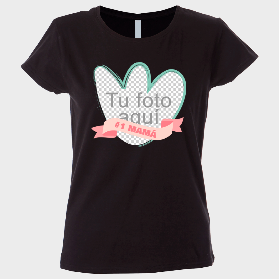 Camiseta para el día de la madre diseño Mamá número uno