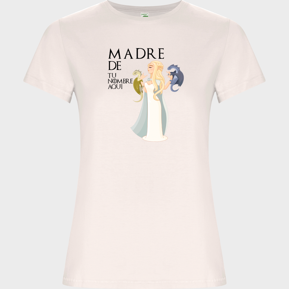 Camiseta de algodón orgánico para el día de la madre diseño Madre
