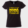 Camiseta para el día de la madre diseño La mejor de la galaxia
