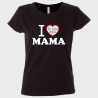 Camiseta para el día de la madre diseño I love mama