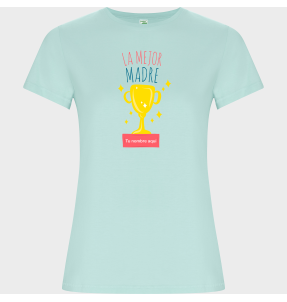 Camiseta de algodón orgánico para el día de la madre diseño Premio