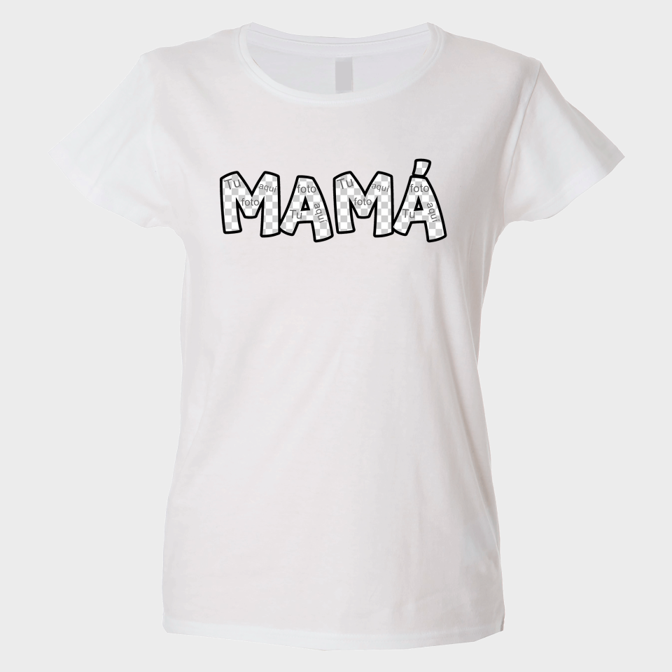 Camiseta para el día de la madre diseño Mamá