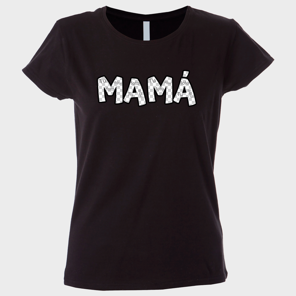 Camiseta para el día de la madre diseño Mamá