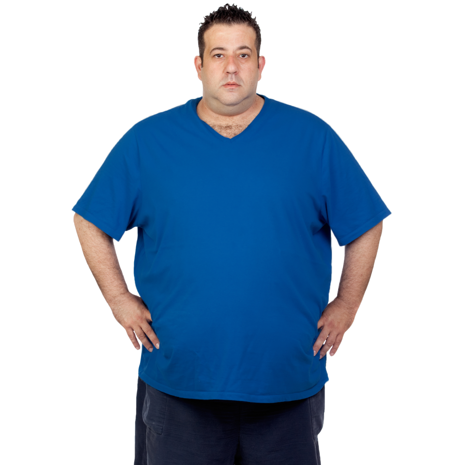 Camiseta 3XL cuello pico básica personalizada