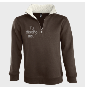 Sudadera con cremallera premium 3XL personalizada