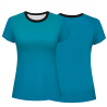Camiseta voley mujer manga corta sublimada modelo degradado