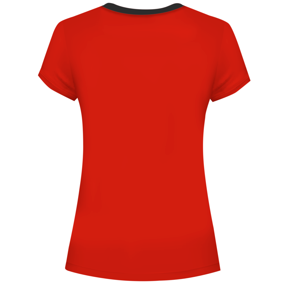 Camiseta voley mujer manga corta sublimada modelo degradado