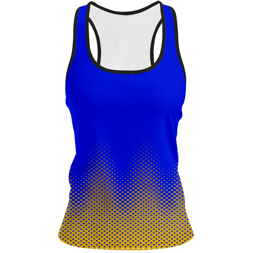 Camiseta voley mujer tirantes sublimada modelo puntos