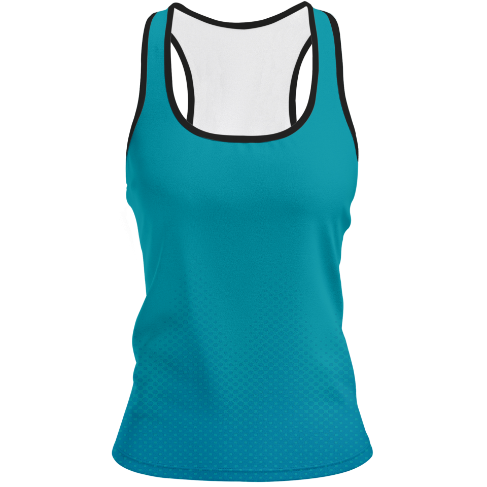 Camiseta voley mujer tirantes sublimada modelo puntos