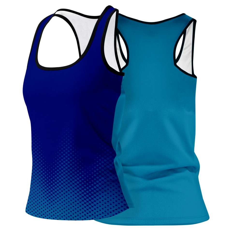 Camiseta voley mujer tirantes sublimada modelo puntos