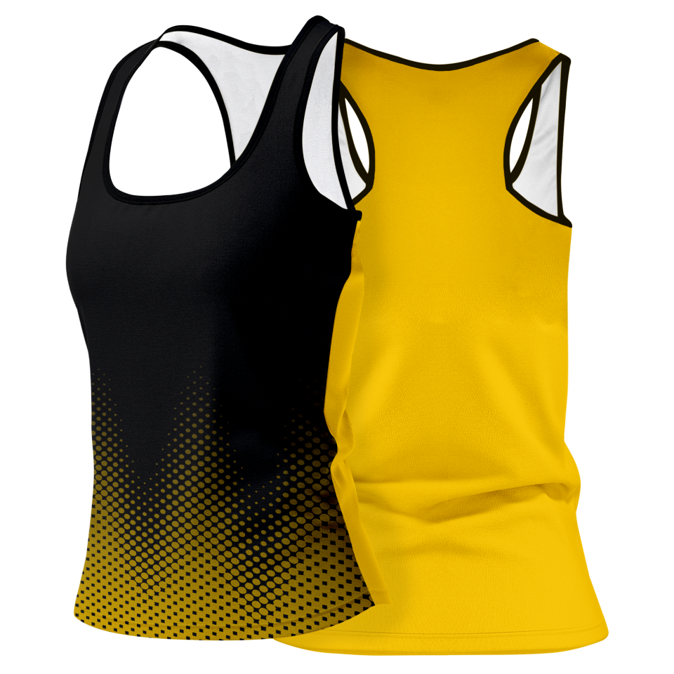 Camiseta voley mujer tirantes sublimada modelo puntos