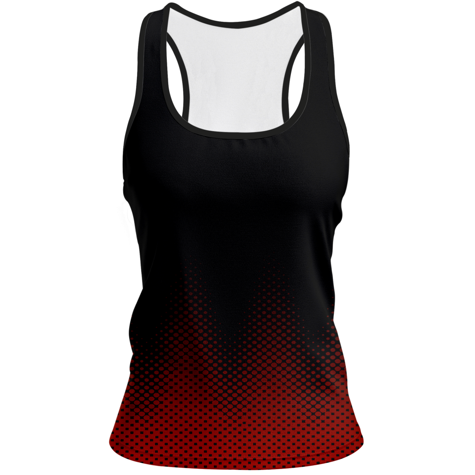 Camiseta voley mujer tirantes sublimada modelo puntos