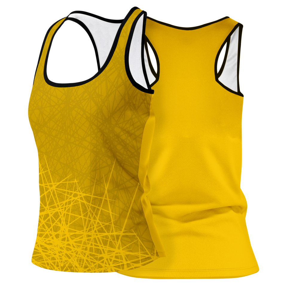 Camiseta voley mujer tirantes sublimada modelo líneas