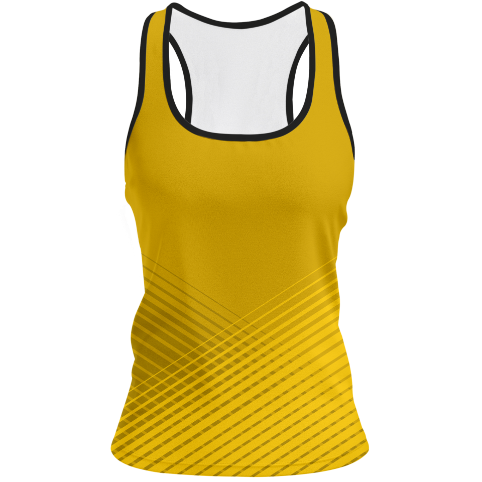 Camiseta voley mujer tirantes sublimada modelo rayas