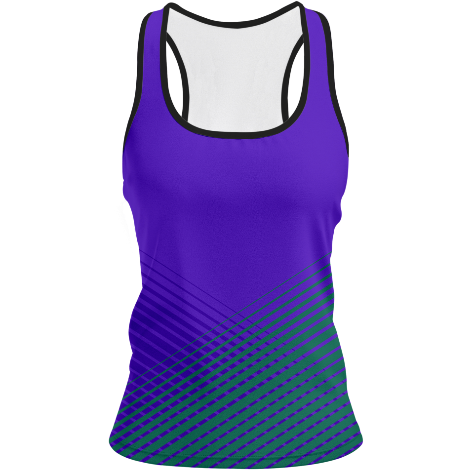 Camiseta voley mujer tirantes sublimada modelo rayas