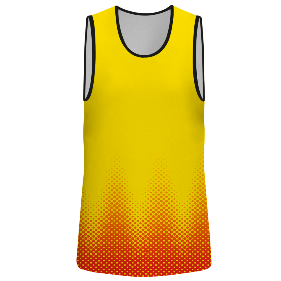 Camiseta voley sin mangas sublimada modelo puntos