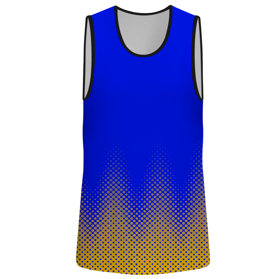 Camiseta voley sin mangas sublimada modelo puntos