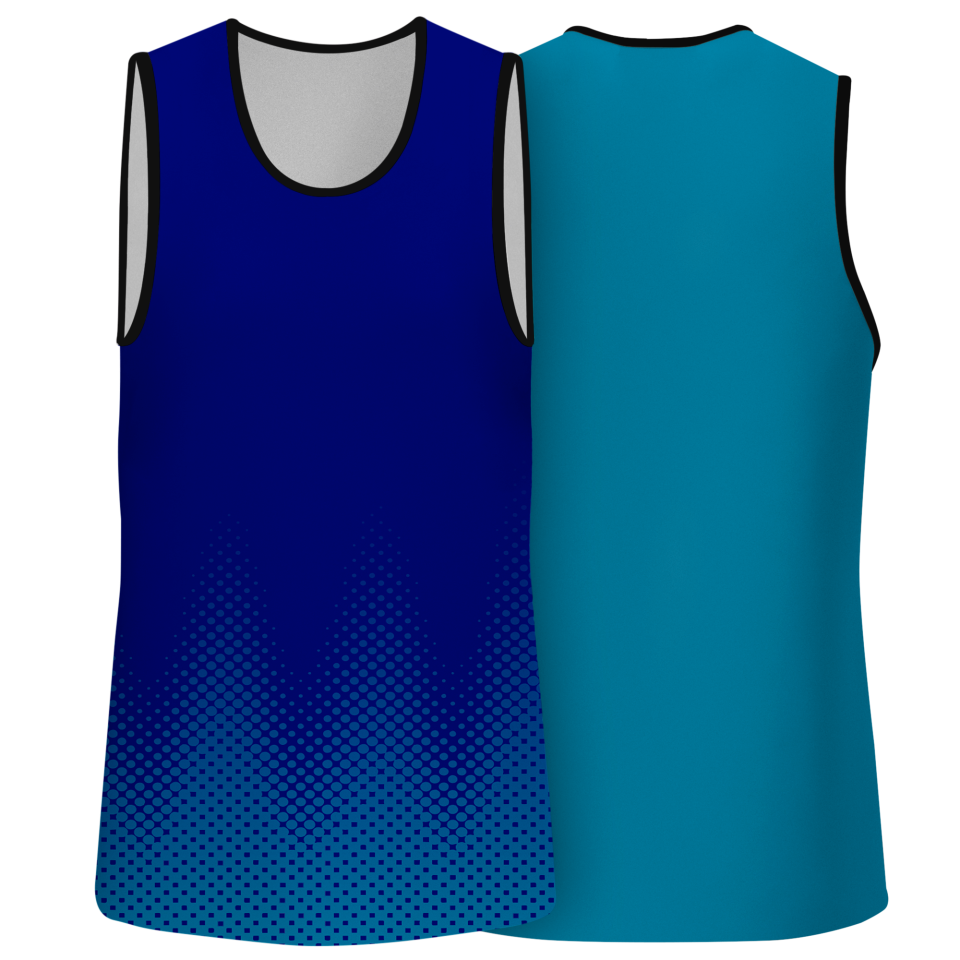 Camiseta voley sin mangas sublimada modelo puntos