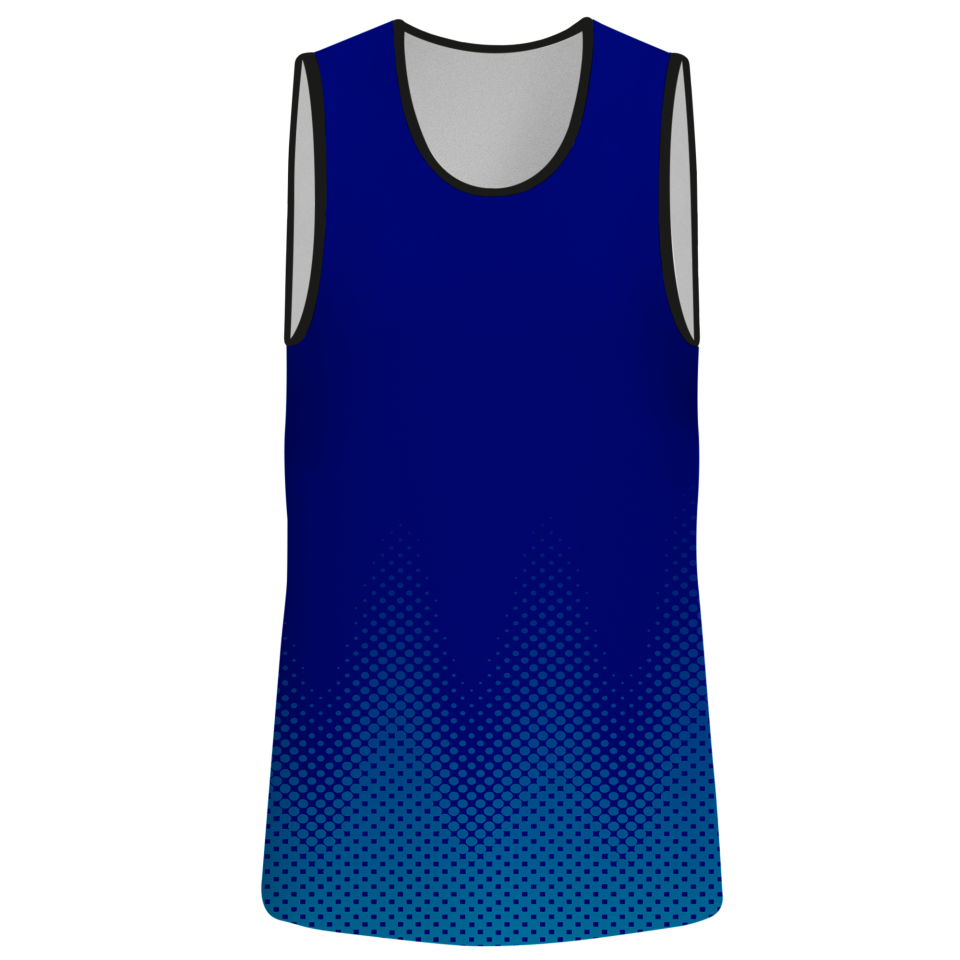 Camiseta voley sin mangas sublimada modelo puntos