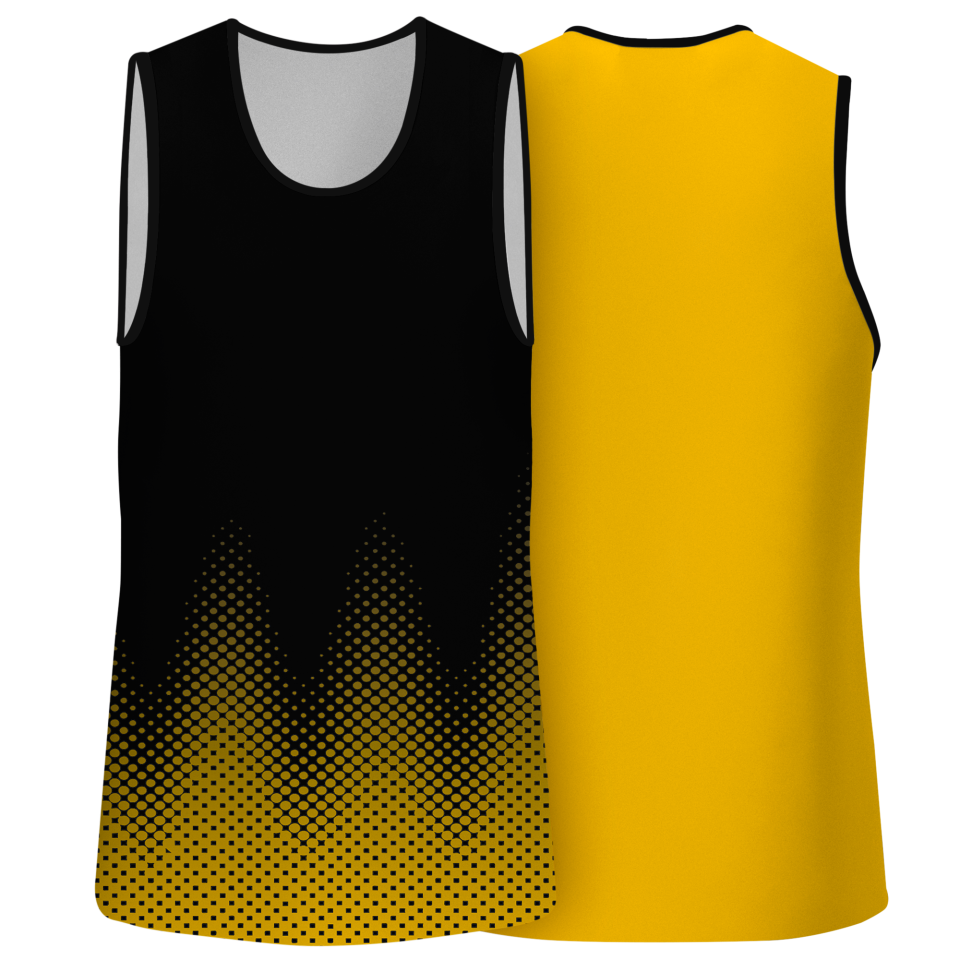 Camiseta voley sin mangas sublimada modelo puntos