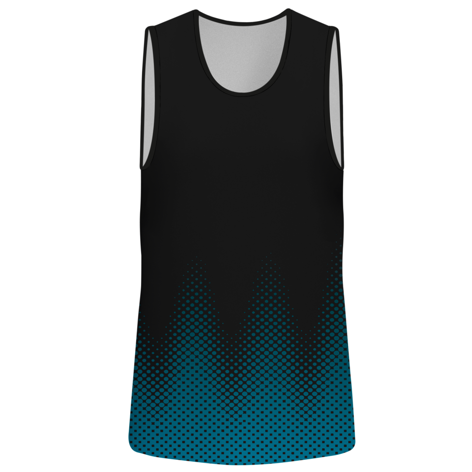 Camiseta voley sin mangas sublimada modelo puntos