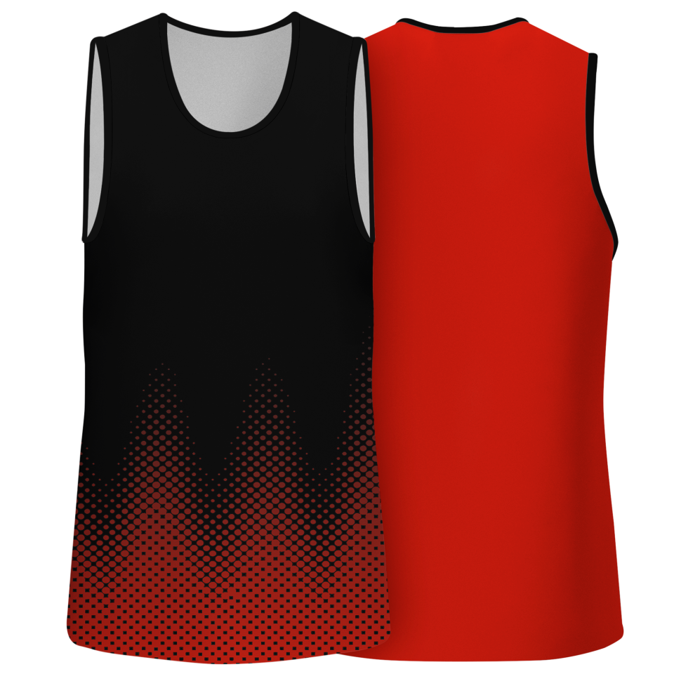 Camiseta voley sin mangas sublimada modelo puntos