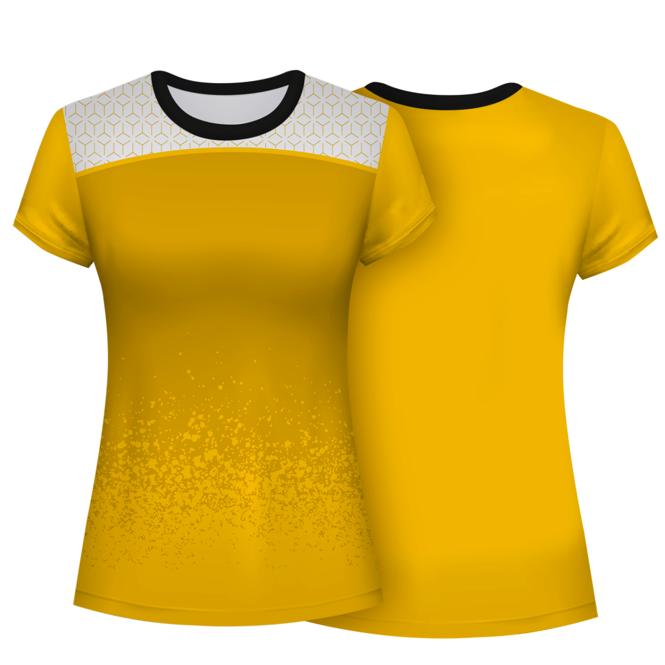 Camiseta voley mujer manga corta sublimada modelo corte
