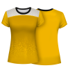 Camiseta voley mujer manga corta sublimada modelo corte