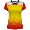 Camiseta voley mujer manga corta sublimada modelo corte