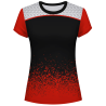 Camiseta voley mujer manga corta sublimada modelo corte