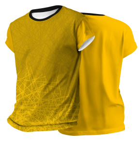 Camiseta voley manga corta sublimada modelo líneas