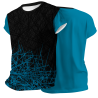 Camiseta voley manga corta sublimada modelo líneas