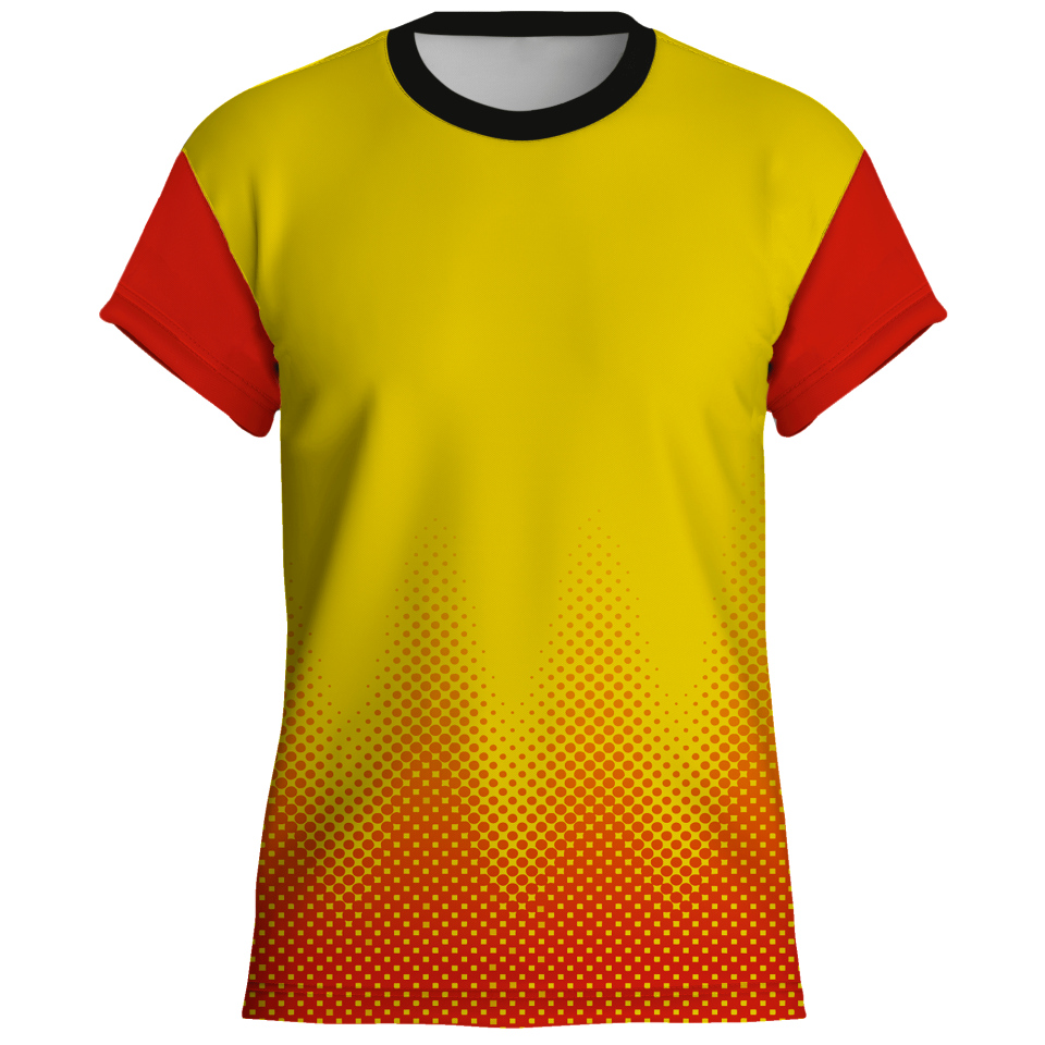 Camiseta voley manga corta sublimada modelo puntos