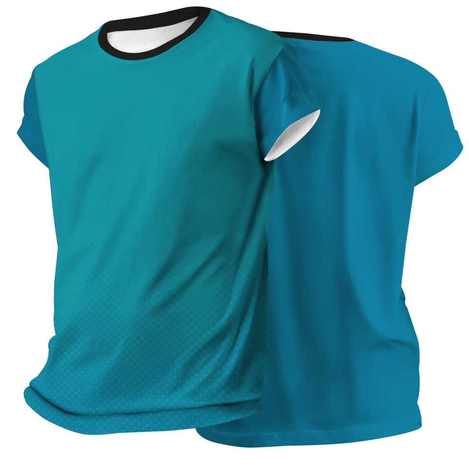 Camiseta voley manga corta sublimada modelo puntos