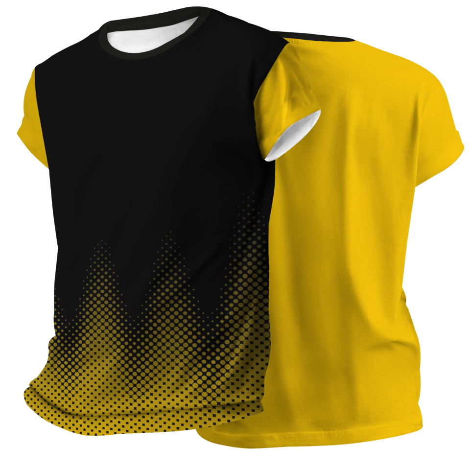 Camiseta voley manga corta sublimada modelo puntos