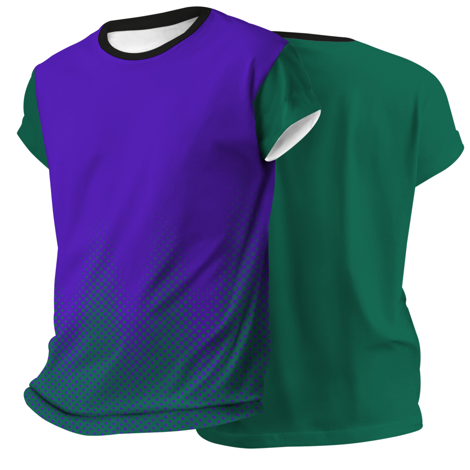 Camiseta voley manga corta sublimada modelo puntos