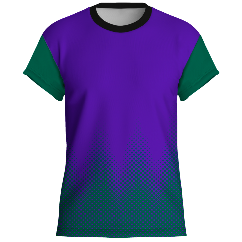 Camiseta voley manga corta sublimada modelo puntos