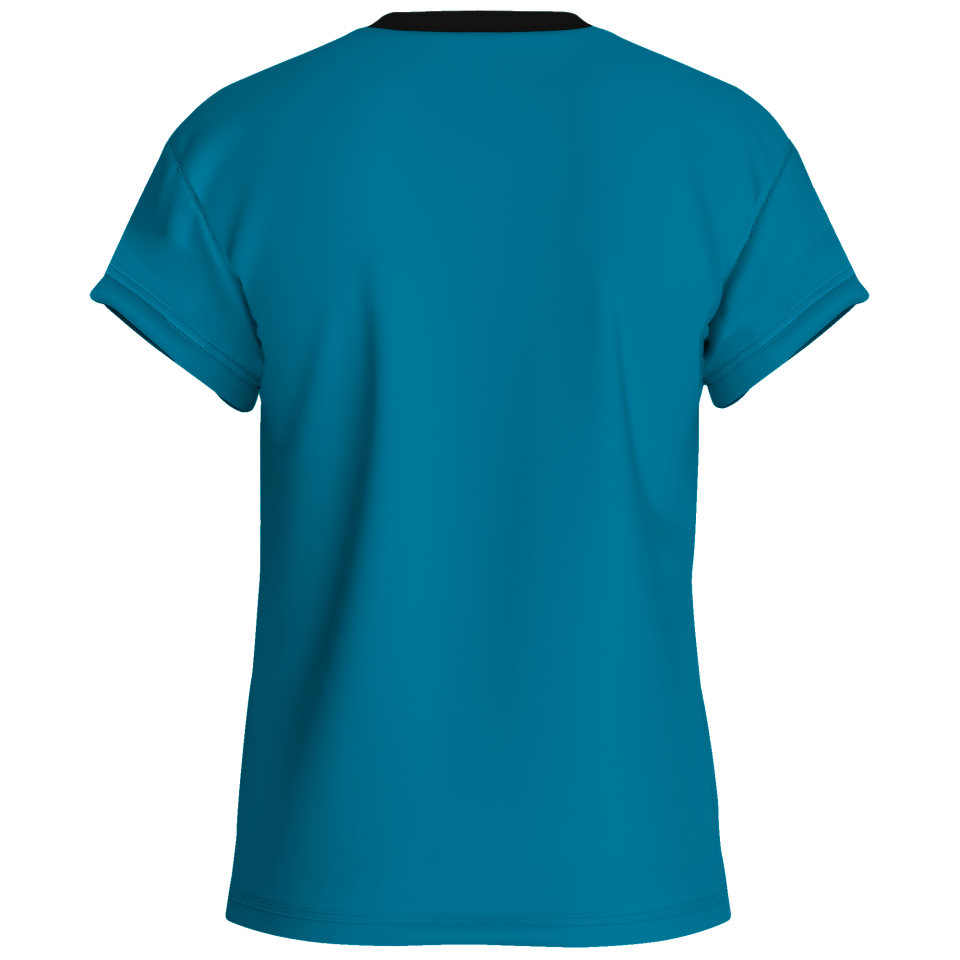 Camiseta voley manga corta sublimada modelo geométrico