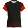 Camiseta voley manga corta sublimada modelo geométrico