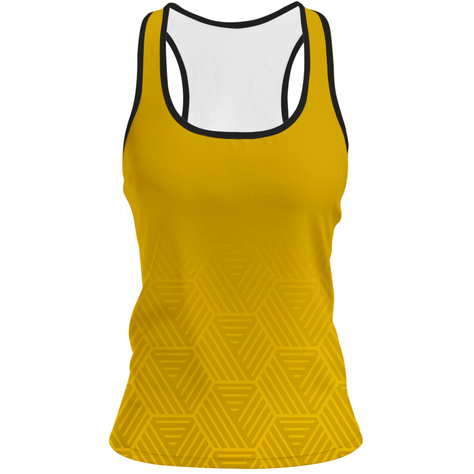 Camiseta voley mujer tirantes sublimada modelo hexágono