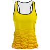 Camiseta voley mujer tirantes sublimada modelo hexágono