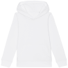 Sudadera blanca niño con capucha de algodón orgánico Stanley/Stella Mini Cruiser personalizada