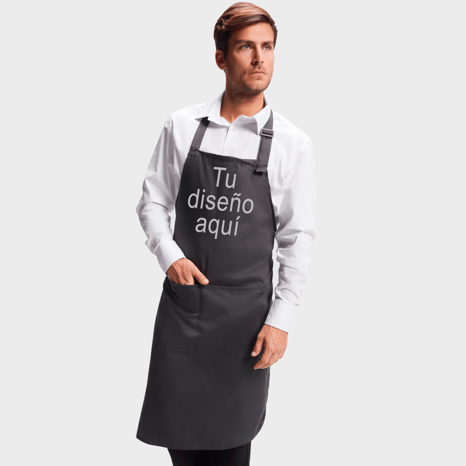 Delantal largo básico personalizado