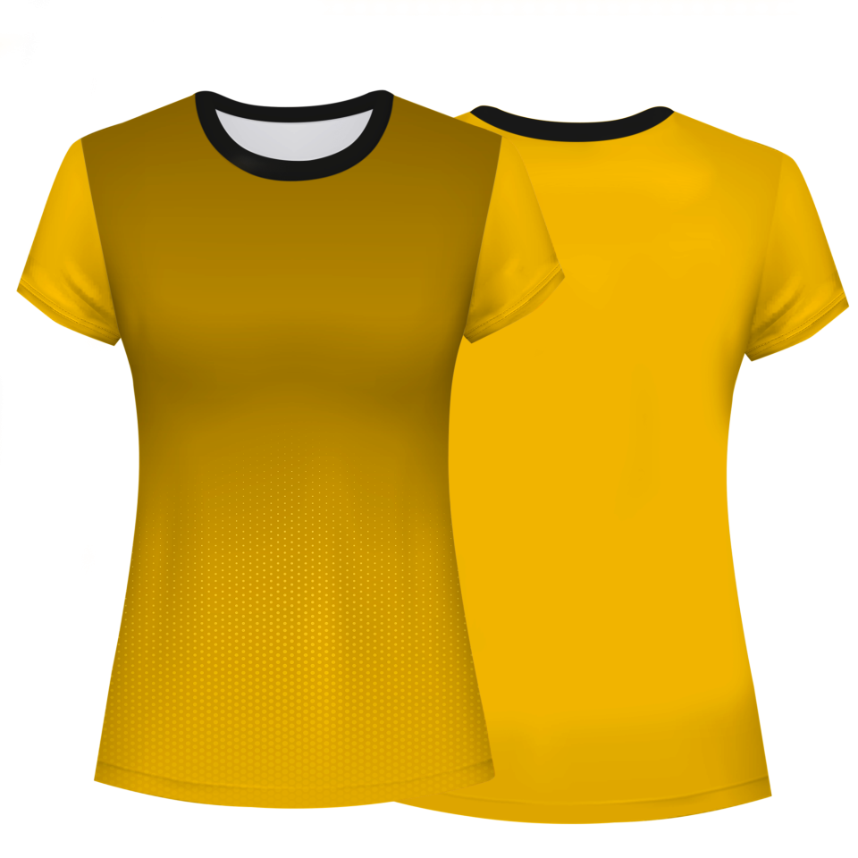 Camiseta pádel mujer manga corta sublimada modelo degradado