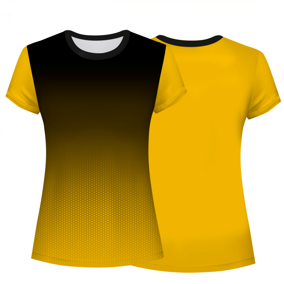 Camiseta pádel mujer manga corta sublimada modelo degradado