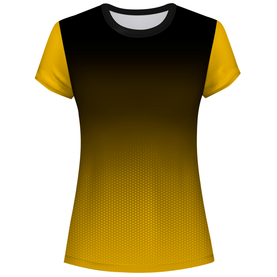 Camiseta pádel mujer manga corta sublimada modelo degradado